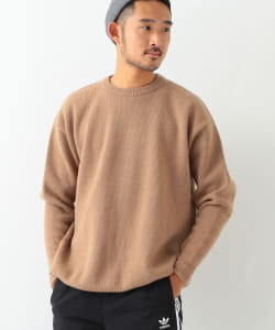▲Robert Mackie × BEAMS / 別注 7G Crew Neck Knit