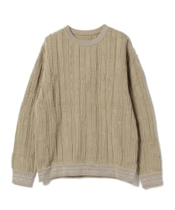 Crepuscule × BEAMS JAPAN / 別注 クルーネックニット