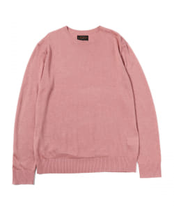 ▲BEAMS PLUS / リネンシルク クルーネックニット
