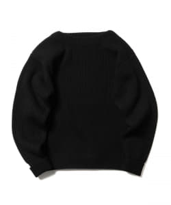 ▲BEAMS PLUS / リブ ボートネック ニット