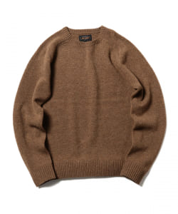 ▲BEAMS PLUS / ラムズウール クルーネック ニット