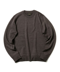 ▲BEAMS PLUS / ウールパイル クルーネック ニット