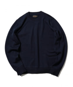 ▲BEAMS PLUS / ウールパイル クルーネック ニット