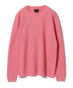 ▲BEAMS / ライトワッフル クルーネック