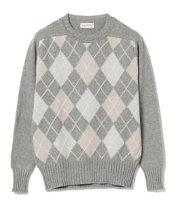 ▲SCOTT＆CHARTERS / クルーネック アーガイル