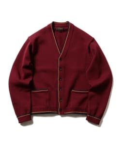 ▲BEAMS PLUS / ライン カーディガン