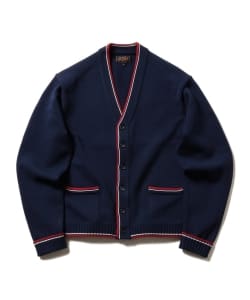 ▲BEAMS PLUS / ライン カーディガン