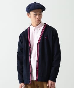 ▲FRED PERRY × BEAMS / 別注 インディゴ カノコ カーディガン