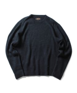 ▲BEAMS PLUS / カシミヤ シルク クルーニット