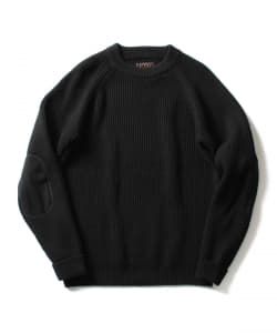 ▲BEAMS PLUS / 5ゲージ リブ クルーニット