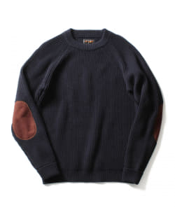 ▲BEAMS PLUS / 5ゲージ リブ クルーニット