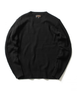 ▲BEAMS PLUS / クルーネック ニット 7ゲージ