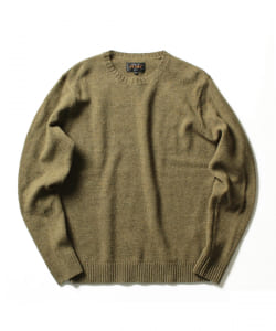 ▲BEAMS PLUS / クルーネック ニット 7ゲージ