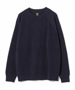 ▲BATONER / HARD TWIST WOOL CREW KNIT
