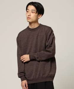 ▲BEAMS / 14ゲージ ワイド クルーネック ニット