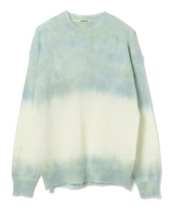 ▲AURALEE / タイダイ プルオーバー ニット