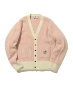 ▲GOLF LE FLEUR × LACOSTE / SHAGGY CARDIGAN