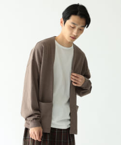 ▲BEAMS / ソロテックス ラミー ノーボタン カーディガン