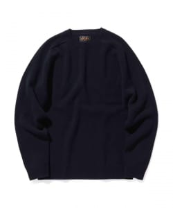 ▲BEAMS PLUS / 7G カシミヤシルク クルーニット