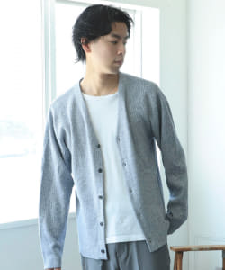 ▲BEAMS / メランジ コットン ルーズ カーディガン