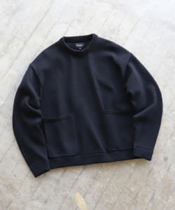▲BEAMS / スモック ワイド クルーネックニット