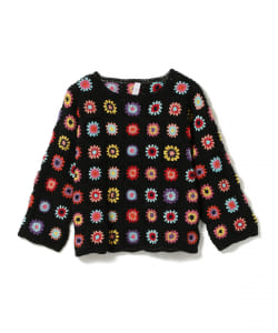▲Niche. / Chrochet Colorful Knit