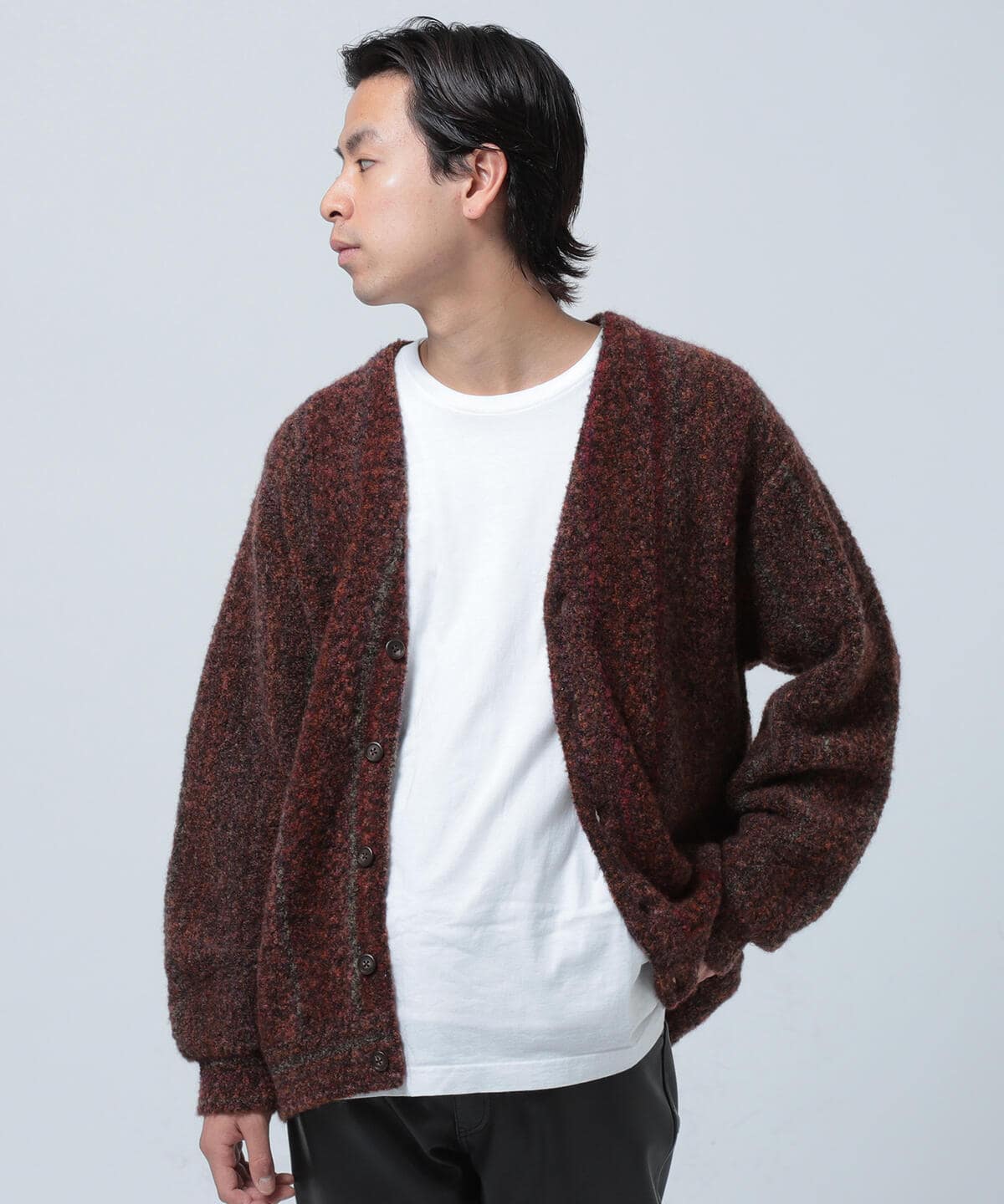 ご予約品】 BEAMS カーディガン ブークレニット 5ゲージ / - カーディガン - www.comisariatolosandes.com