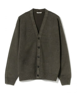 ▲AURALEE / French Merino Stone Washed Knit Cardigan