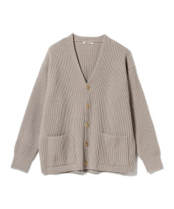 ▲AURALEE / Super Fine Wool Rib Knit Big Cardigan
