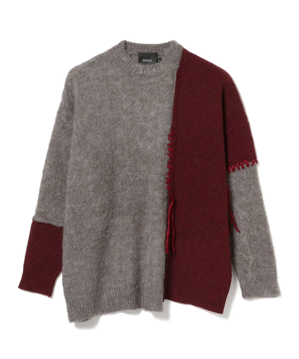 春色3カラー✧ ROTOL 1LDK annex FRANKEN CREW NECK KNIT - 通販