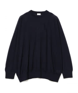 ▲URU / Crew Neck Over Knit