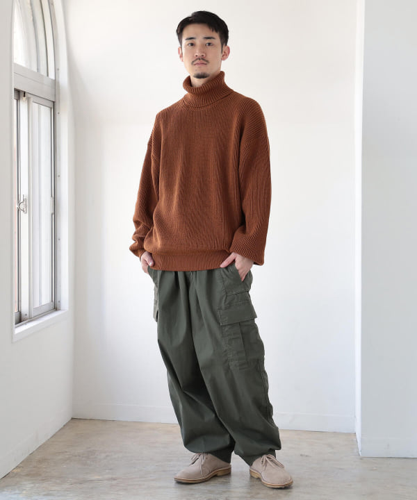 BEAMS [BEAMS] BEAMS / 5 gauge big turtle knit (tops knits/sweaters 