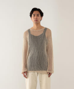 ▲VAPORIZE / Cotton Mesh knit
