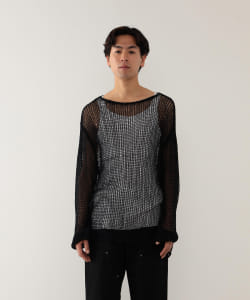 ▲VAPORIZE / Cotton Mesh knit