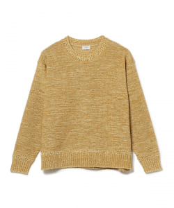 URU / Cotton Slub Crew Neck Knit