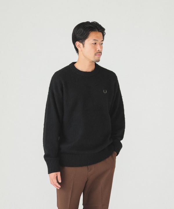 FRED PERRY × BEAMS フラッフィー ニット