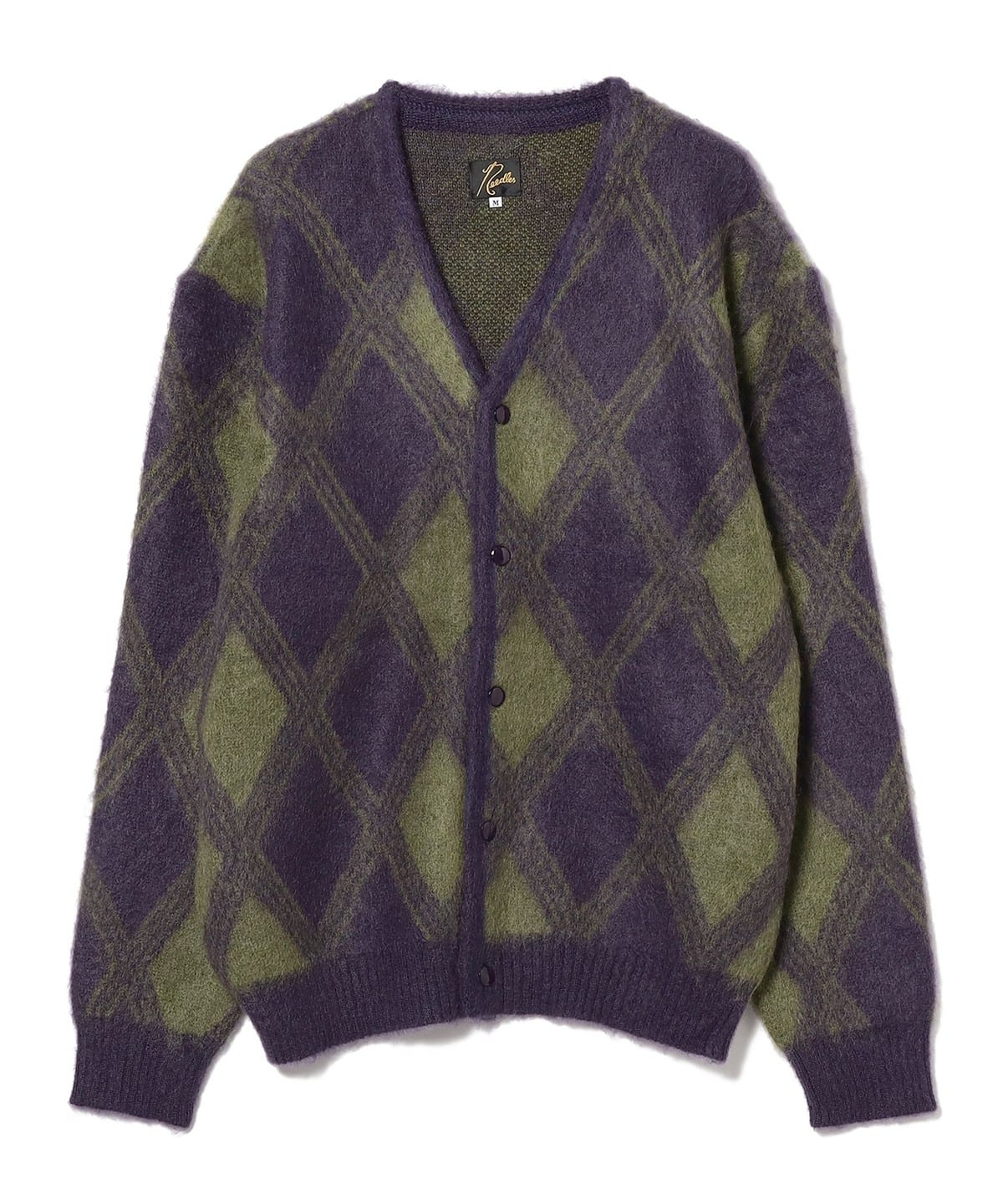 NEEDLES MOHAIR CARDIGAN ARGYLE モヘアカーディガン-