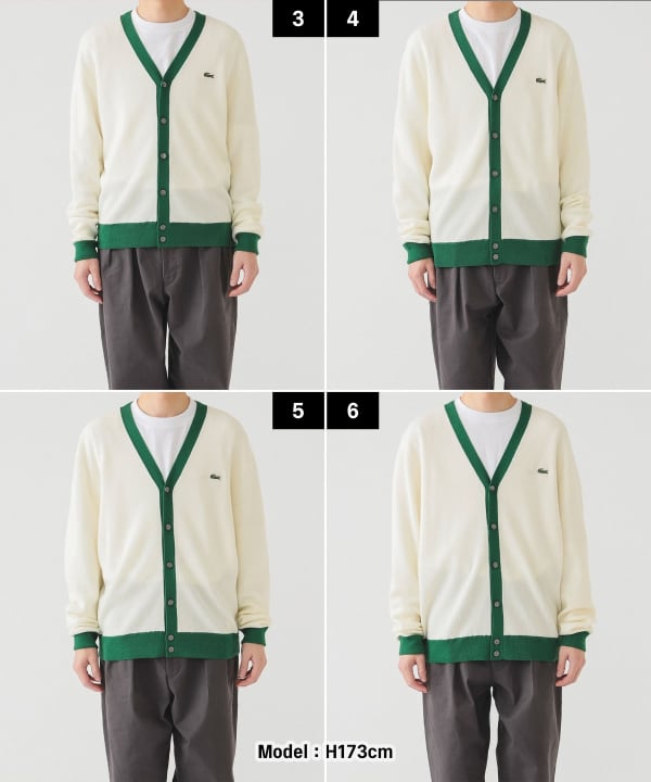 BEAMS（ビームス）LACOSTE for BEAMS / 別注 カーディガン（トップス