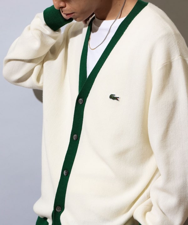 BEAMS（ビームス）LACOSTE for BEAMS / 別注 カーディガン（トップス