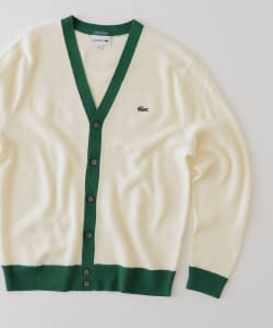 LACOSTE for BEAMS / 別注 カーディガン