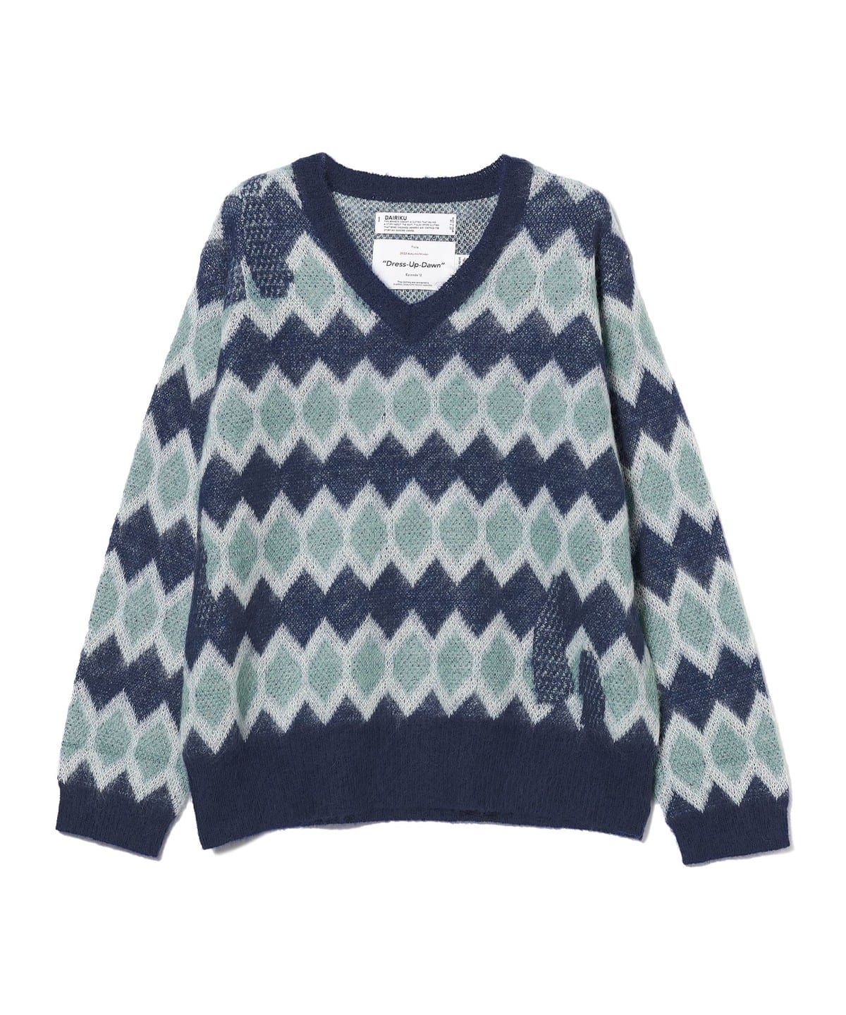 BEAMS（ビームス）DAIRIKU / Tite Border Knit Pullover