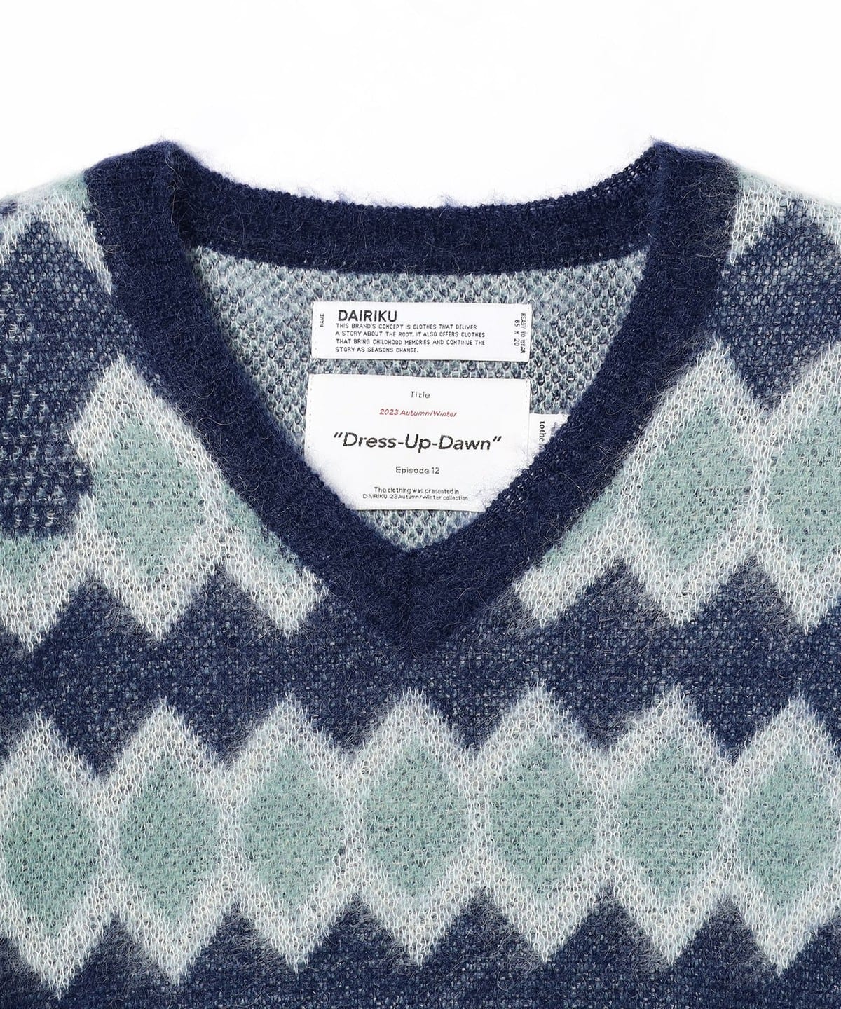 BEAMS（ビームス）DAIRIKU / Tite Border Knit Pullover