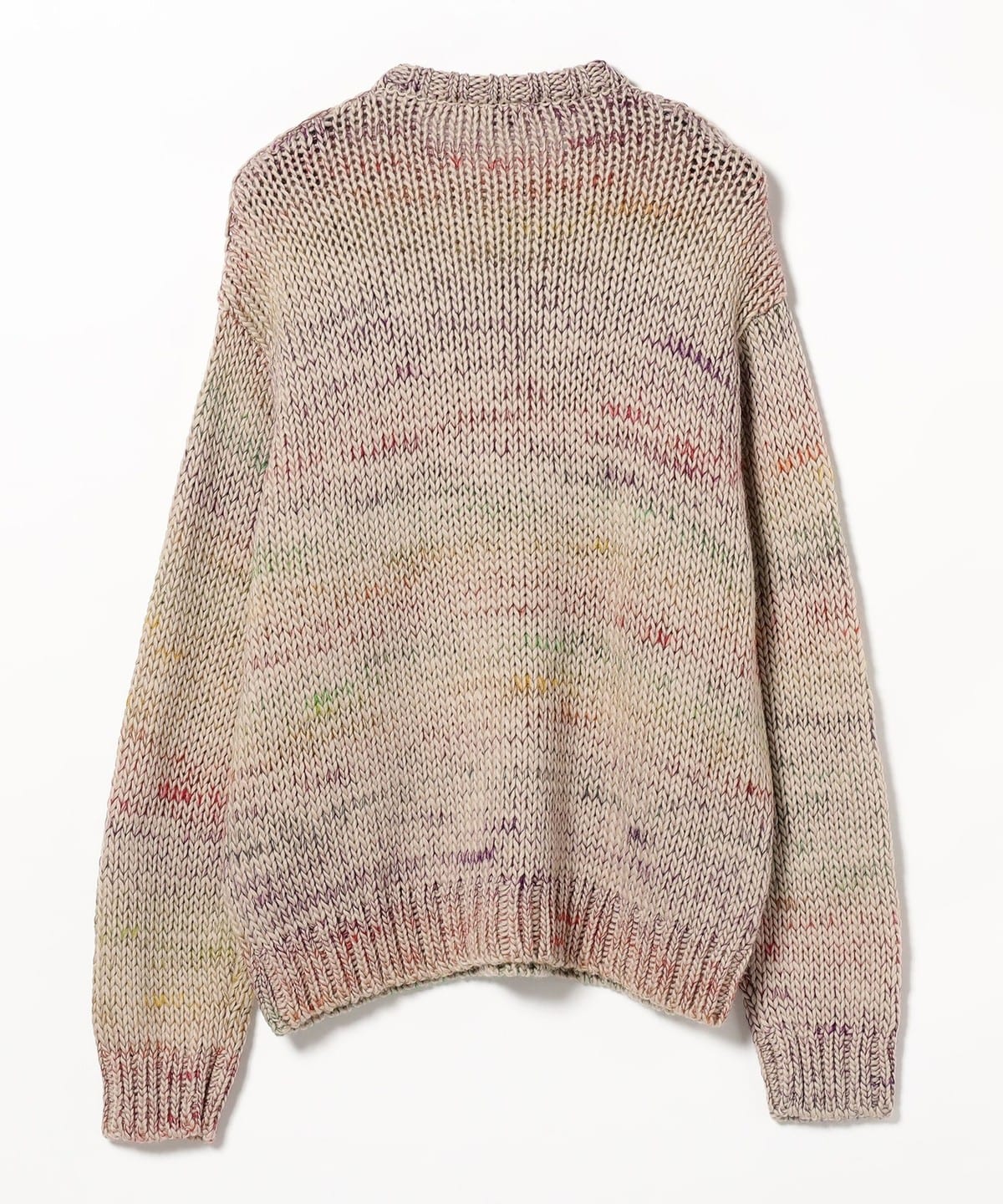 BEAMS URU / Mix Crew Neck Knit (tops knits/ BEAMS) mail order | BEAMS