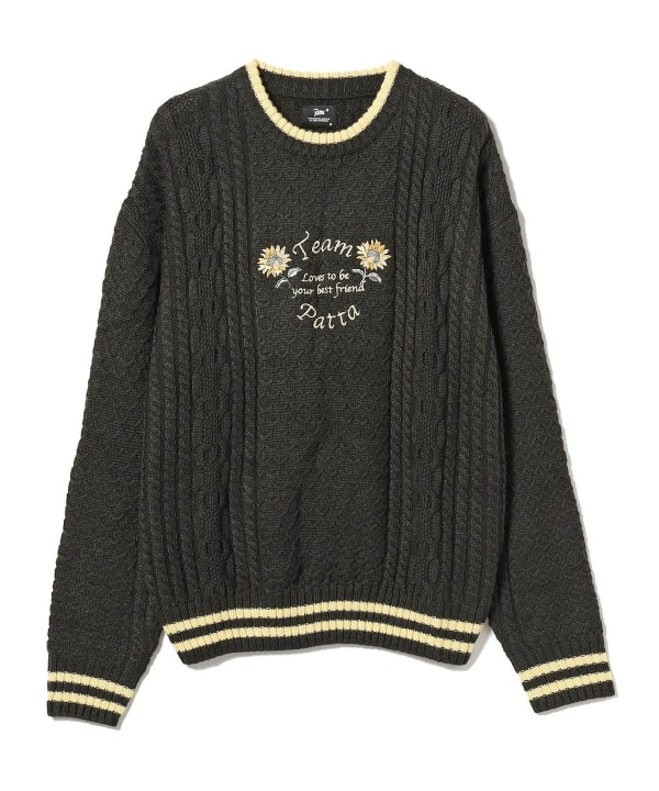 BEAMS（ビームス）PATTA / Loves You Cable Knitted Sweater（トップス ...