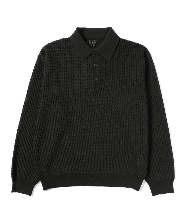BEAMS BEAMS / 9 gauge mesh polo shirt (shirt BEAMS blouse polo 