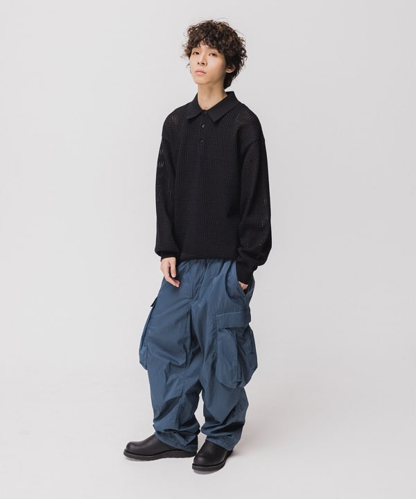 BEAMS（ビームス）9ゲージ メッシュ ポロシャツ（シャツ
