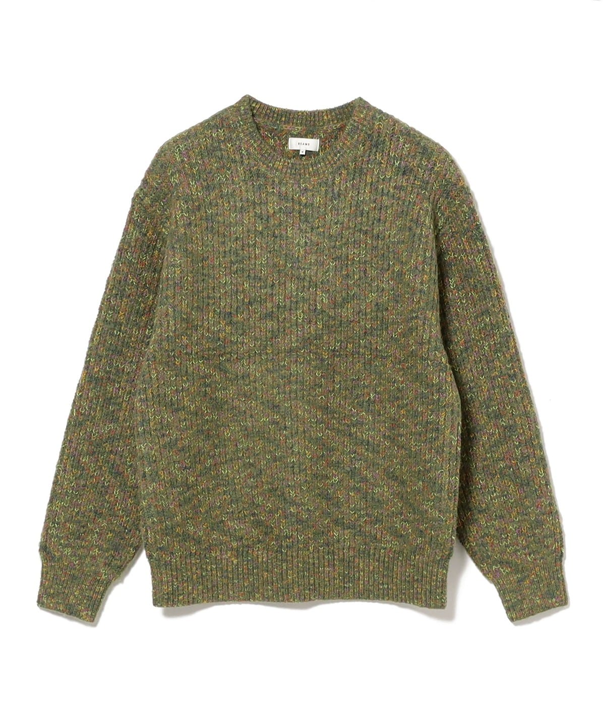 BEAMS（ビームス）5ゲージ シャギー クルーネック ニット（トップス