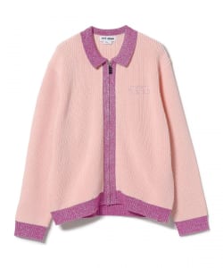 ▲TTTMSW / Lame zip up cardigan