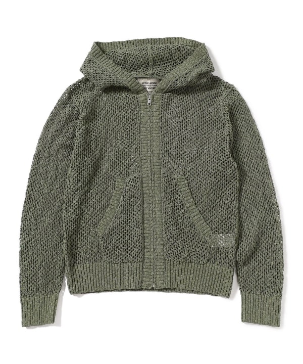 AMBUSH* ストライプフードパーカー Kids Big Booby Zip Parka LP/キッズビッグブービージップ