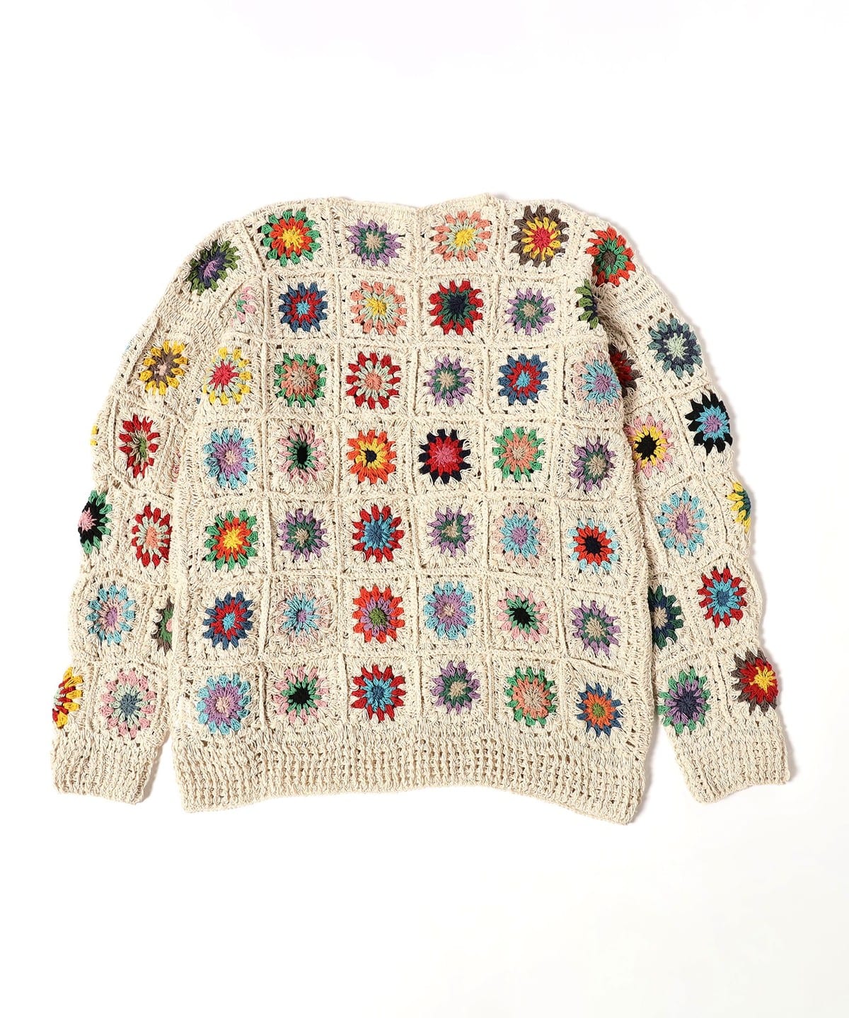 BEAMS（ビームス）MacMahon Knitting Mills / Crochet Zip Cardigan 